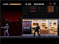 une photo d'Ã©cran de Robocop Versus The Terminator sur Sega Megadrive